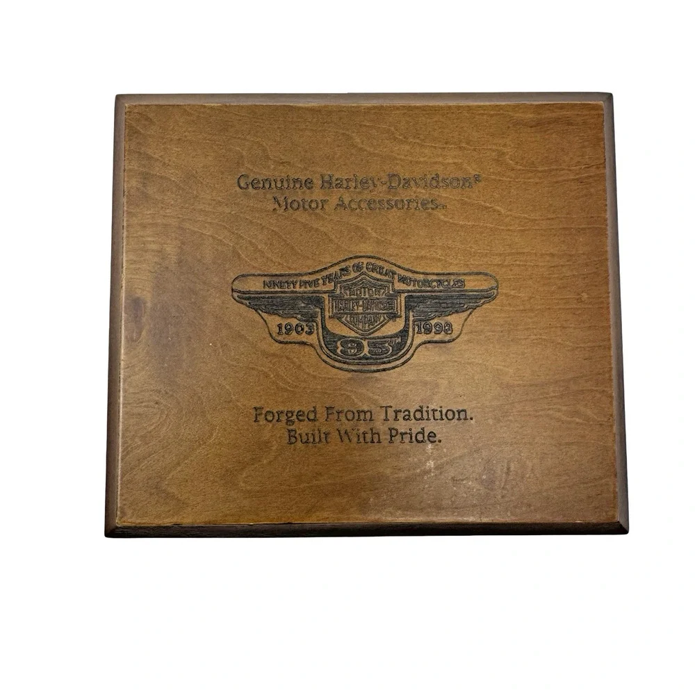 1997 Harley-Davidson 95th Anniversary Belt Buckle with Box Limited Edition EUC